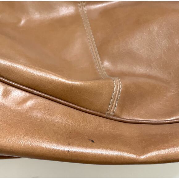 Nine West Vintage Shoulder Bag Tan 15"x10" - Picture 6 of 9